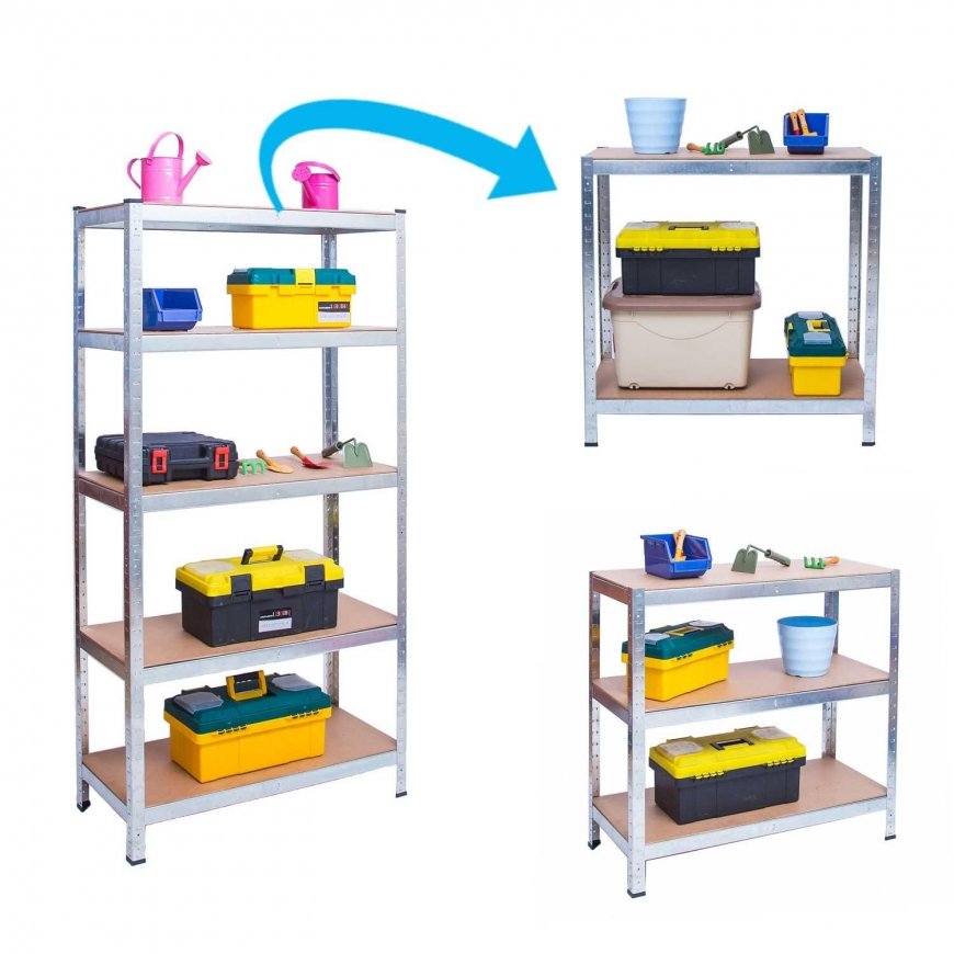 Metal storage shelf 180 x 90 x 40 cm Humberg HR-812 – 5