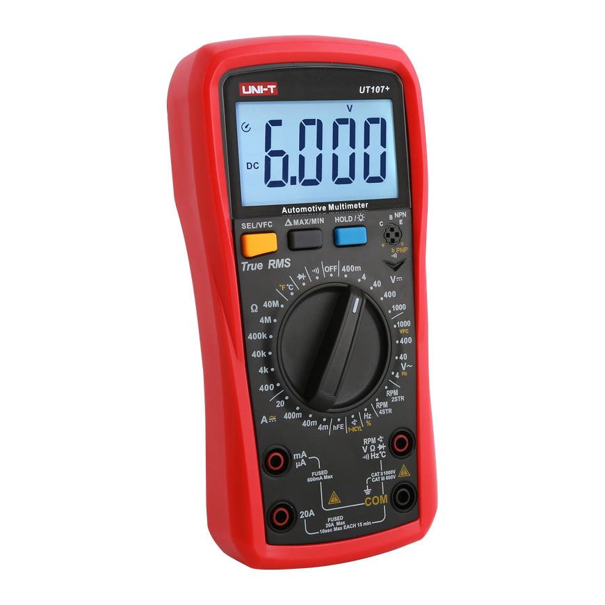 Uni-T UT107+ universalus matuoklis – 4