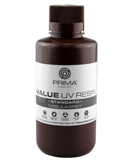 PrimaCreator Value UV/DLP derva - 500ml - Nebula Pilkas