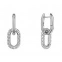 Daniel Wellington Elegant Earrings 2 in 1 Crystal Link DW00400612 Daniel Wellington Elegant Earrings 2 in 1 Crystal Link DW00400612