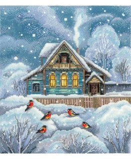 Beldizart Cross stitch kit "Where it's warm" 23 x 25.5 cm SANT-18