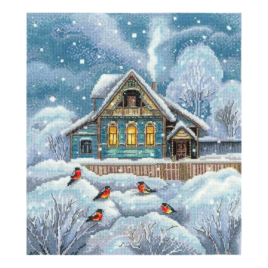 Beldizart Cross stitch kit "Where it's warm" 23 x 25.5 cm SANT-18