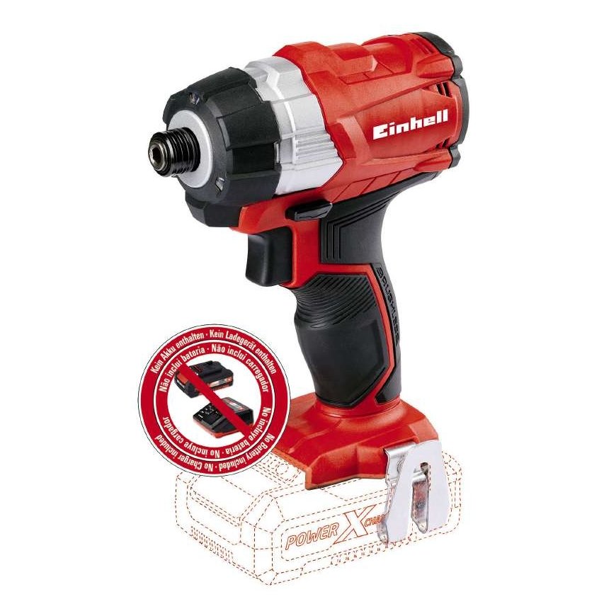 Einhell TE-CI 18 Li 1/4" 2900 RPM 180 collas mārciņa Melns, Sarkans