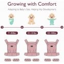 MOMCOZY ERGONOMIC BABY CARRIER, GREY MOMCOZY ERGONOMIC BABY CARRIER, GREY
