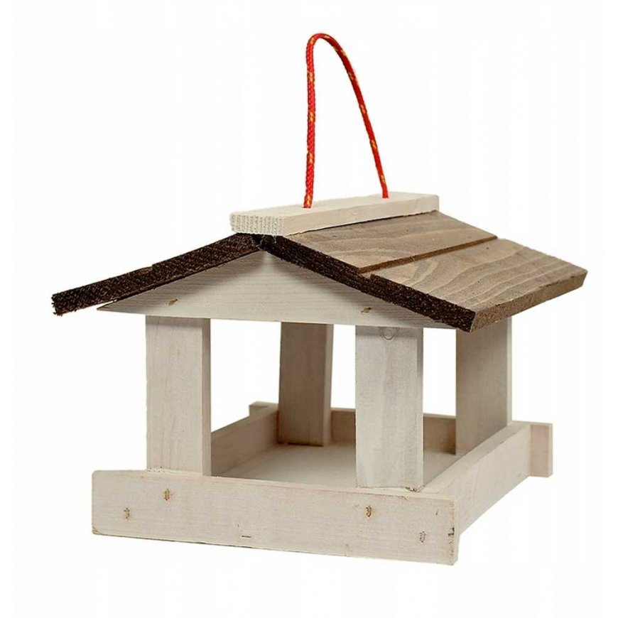 Woodok Bird feeder, wooden, hanging
