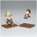Banpresto One Piece Monkey D Luffy & Enel World Collectable figure 7cm Banpresto One Piece Monkey D Luffy & Enel World Collectable figure 7cm