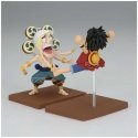 Banpresto One Piece Monkey D Luffy & Enel World Collectable figure 7cm Banpresto One Piece Monkey D Luffy & Enel World Collectable figure 7cm