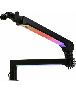 Microwave Blackstorm Mercury RGB table-mounted microphone stand with USB cable