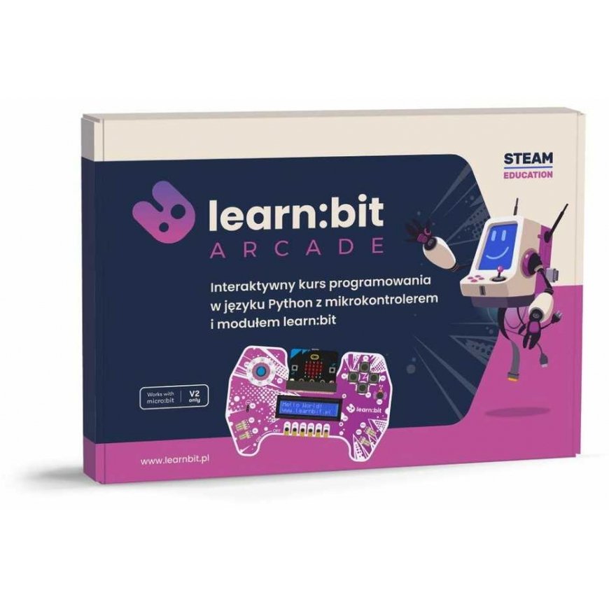 Learnetic learn:bit Arcade – Python Programming Course – Kit with micro:bit