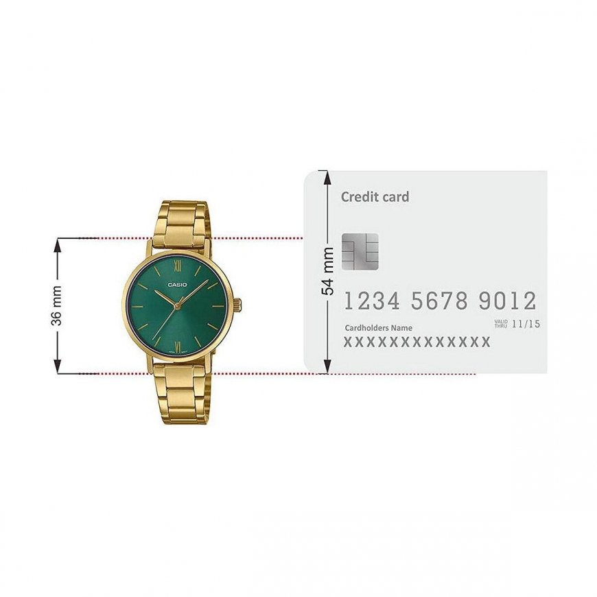 Naisten rannekello CASIO LTP-VT02G-3A CLASSIC + laatikko – 3