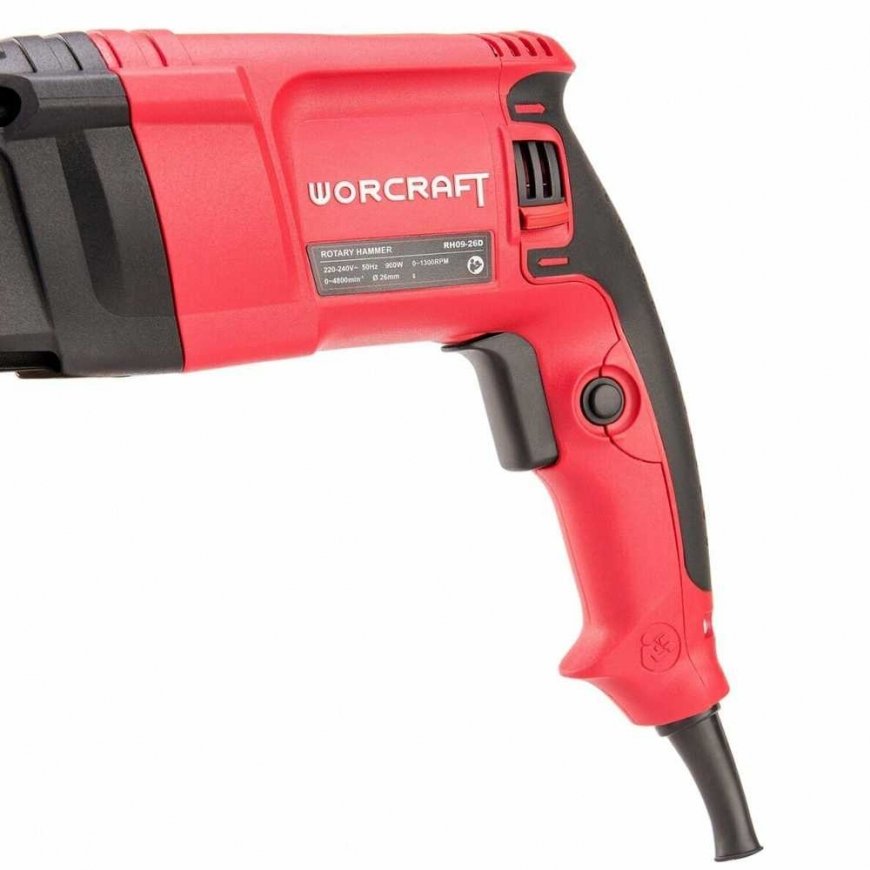 Iskupora Worcraft 900W SDS+ lisävarusteineen – 4