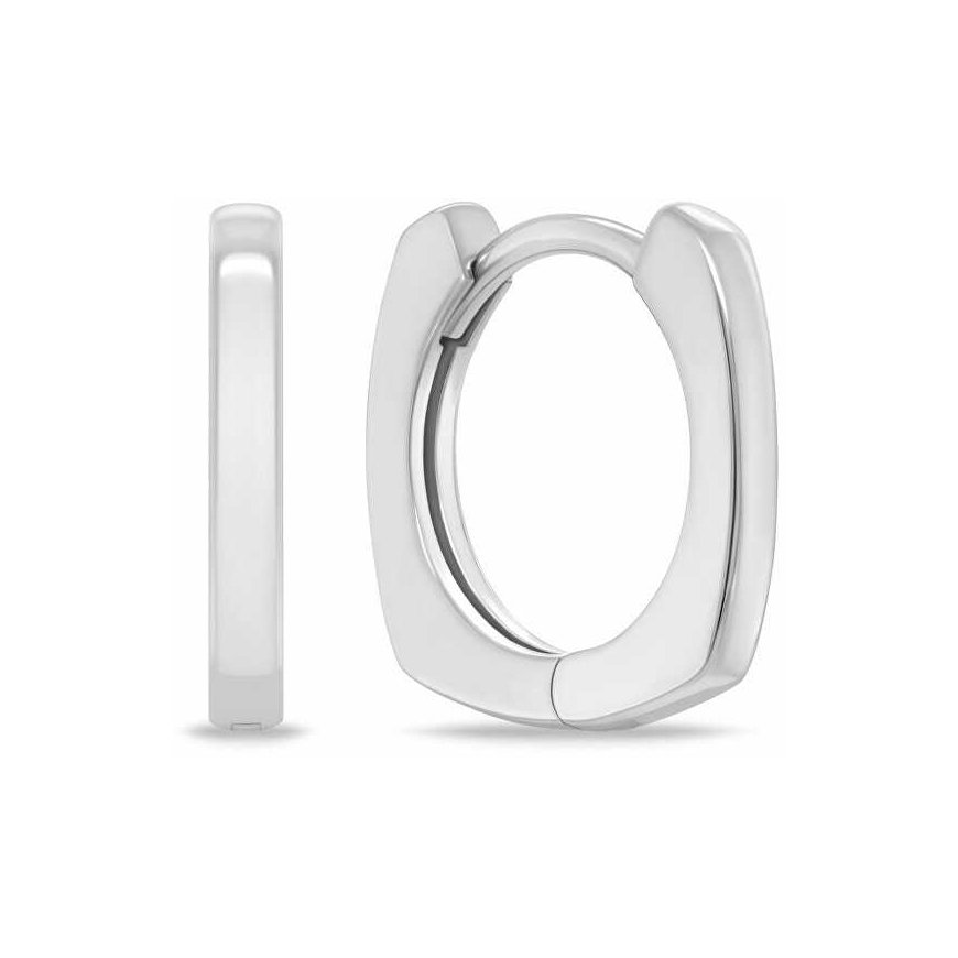 Brilio Silver Round silver earrings for women EA1169W