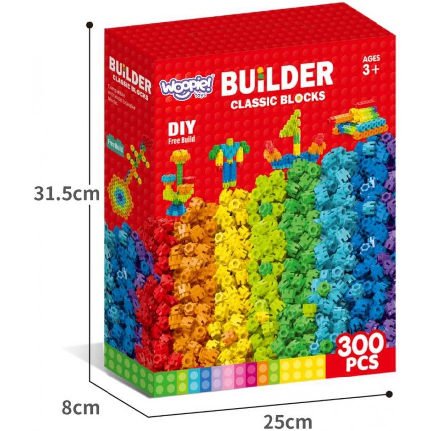 WOOPIE luovat rakennuspalikat 300 kpl. – 4