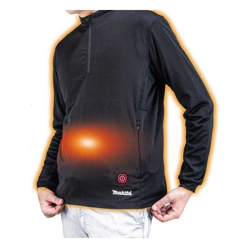 Makita DCX201AXL Battery Heated Jacket with Zipper, BL1055B, XL – 3