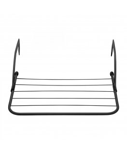 JATA HTEN2403 laundry drying rack/line Attachable rack Black