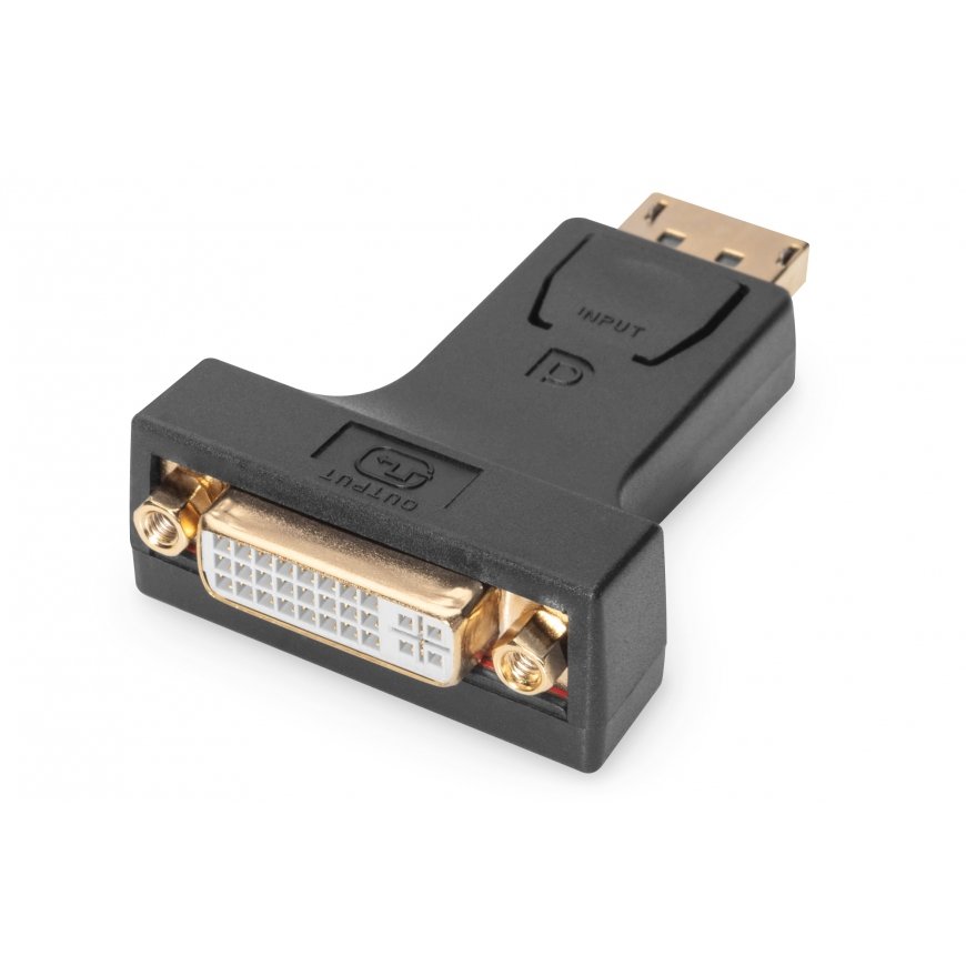 Digitus AK-340603-000-S kaapelin sukupuolenvaihtaja DP DVI-I, (24+5) musta
