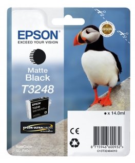 Epson T3248 tintes kārtridžs 1 pcs Oriģināls Matēts melns
