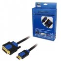 LogiLink CHB3102 videokaabliadapter 2 m HDMI DVI-D Must, Sinine LogiLink CHB3102 videokaabliadapter 2 m HDMI DVI-D Must, Sinine