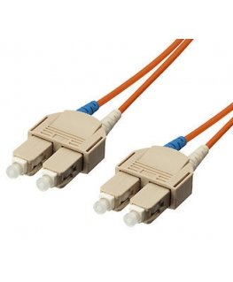 Equip SC/SC Fiber Optic Patch Cord- OM1/OM2, 10m , 62.5/125µ