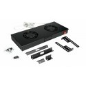 Equip Cooling Fans 19', 1U, 2FANS, RAL9005 Black Equip Cooling Fans 19', 1U, 2FANS, RAL9005 Black