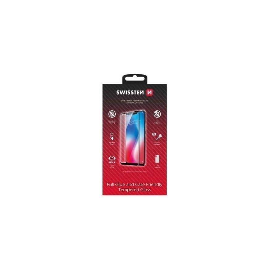 Swissten Full Face Tempered Glass for