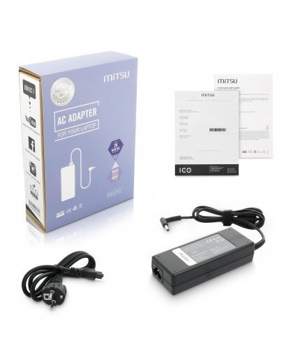 notebook charger mitsu 19.5v 4.62a (4.5x3.0 pin) - hp