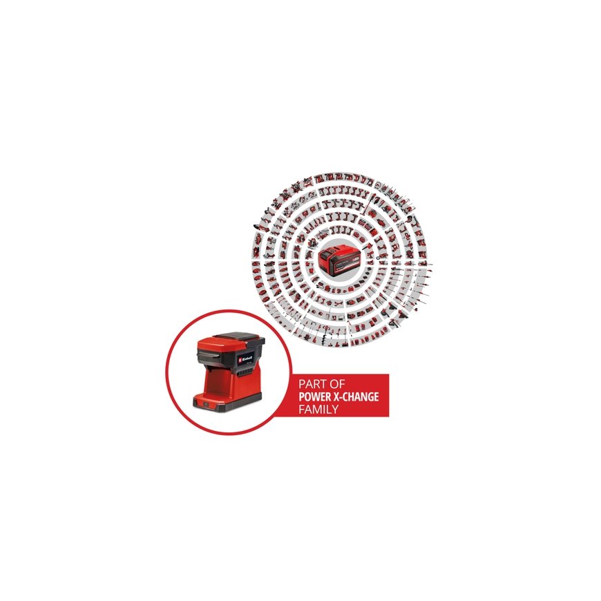 Einhell TE-CF 18 Li-Solo Puoliautomaattinen Suodatinkahvinkeitin 0,24 L – 3