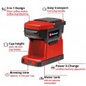 Einhell TE-CF 18 Li-Solo Pusautomātisks Kafijas automāts ar karstā ūdens pilināšanu 0,24 L
