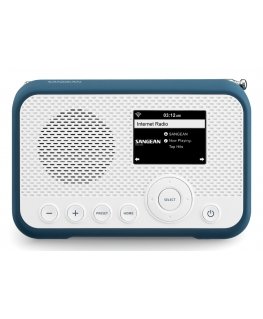 Sangean WFR-39 Portable Blue, White