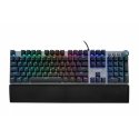 iBox AURORA K-4 tastatūra Speļu USB QWERTY Melns, Sudrabs