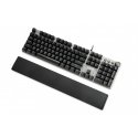 iBox AURORA K-4 клавиатура Игровой USB QWERTY Черный, Серебристый