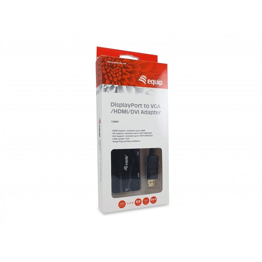 Equip DisplayPort to VGA / HDMI / DVI Adapter – 4
