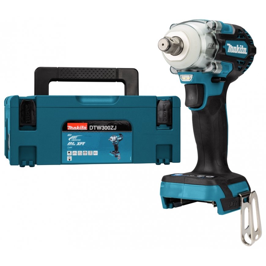 Makita DTW300ZJ Akku-Schlagschrauber 3200 RPM Melns, Zils, Pelēks