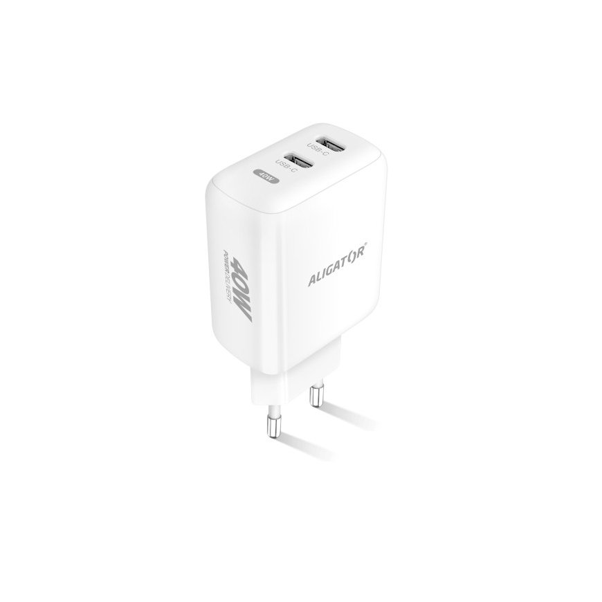 Aligator CHPD0024 mobile device charger Universal White AC Fast charging Indoor – 2