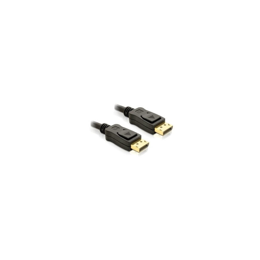 DeLOCK Cable Displayport m/m 2m Melns