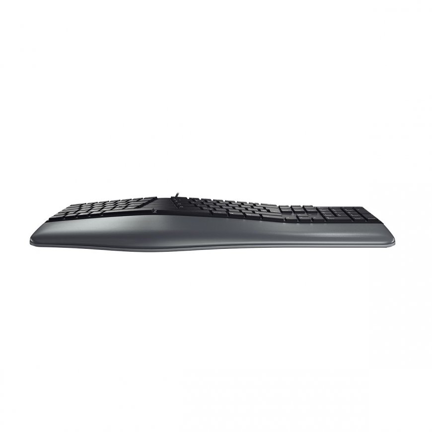 CHERRY KC 4500 ERGO klaviatūra Universalus USB QWERTY Anglų (JAV) Juoda – 2