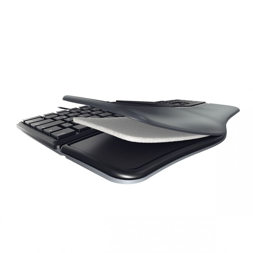CHERRY KC 4500 ERGO tastatūra Universāls USB QWERTY Amerikāņu angļu valoda Melns – 3
