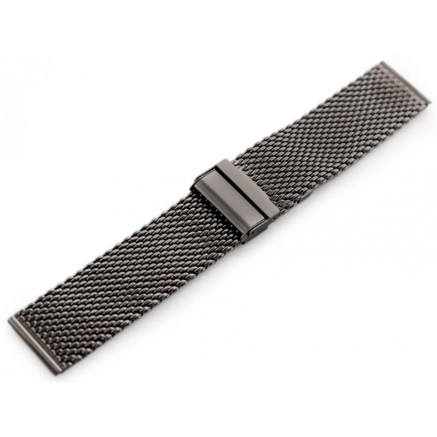 Pacific 12 bracelet - HQ mesh - graphite 20mm – 2