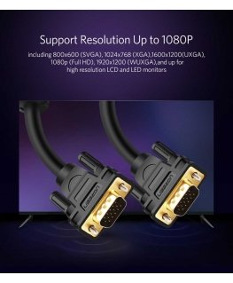 Cable VGA - VGA 5m max WUXGA (1920x1200) VG101 UGREEN