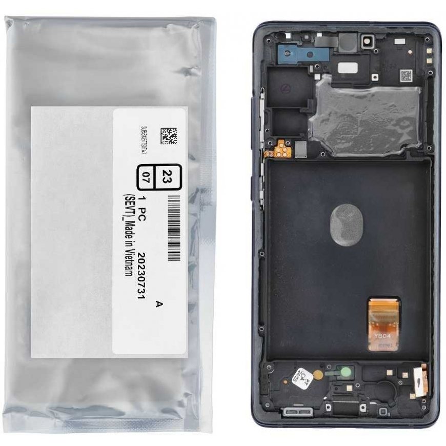 ServicePack LCD screen SAMSUNG S20 FE 4G 5G GH82-24219A blue – 4