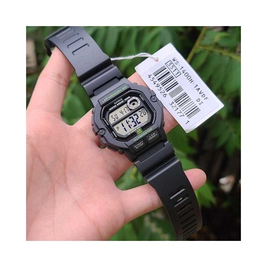 CASIO Sports WS-1400H-1A VYRIŠKAS LAIKRODIS + DĖŽĖ – 2