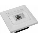 Solarix Solarix CAT6 UTP socket 1 x RJ45 for ballasted plaster Solarix Solarix CAT6 UTP socket 1 x RJ45 for ballasted plaster