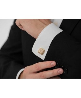 Troli Modern Gold Plated Cufflinks