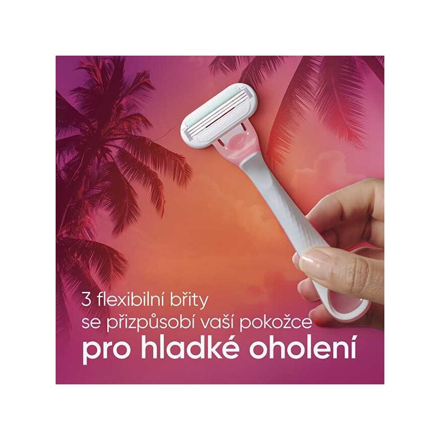 Gillette Disposable razors "Venus Smooth Miami", 3 pcs. – 2