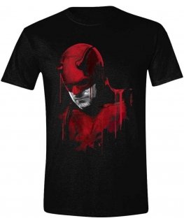 Pc Merch MARVEL Daredevil - Raudona Drip Portrait marškinėliai | M Dydis