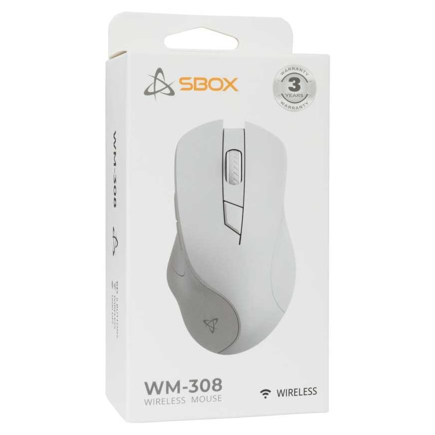 Mouse Sbox WM-308 White – 4