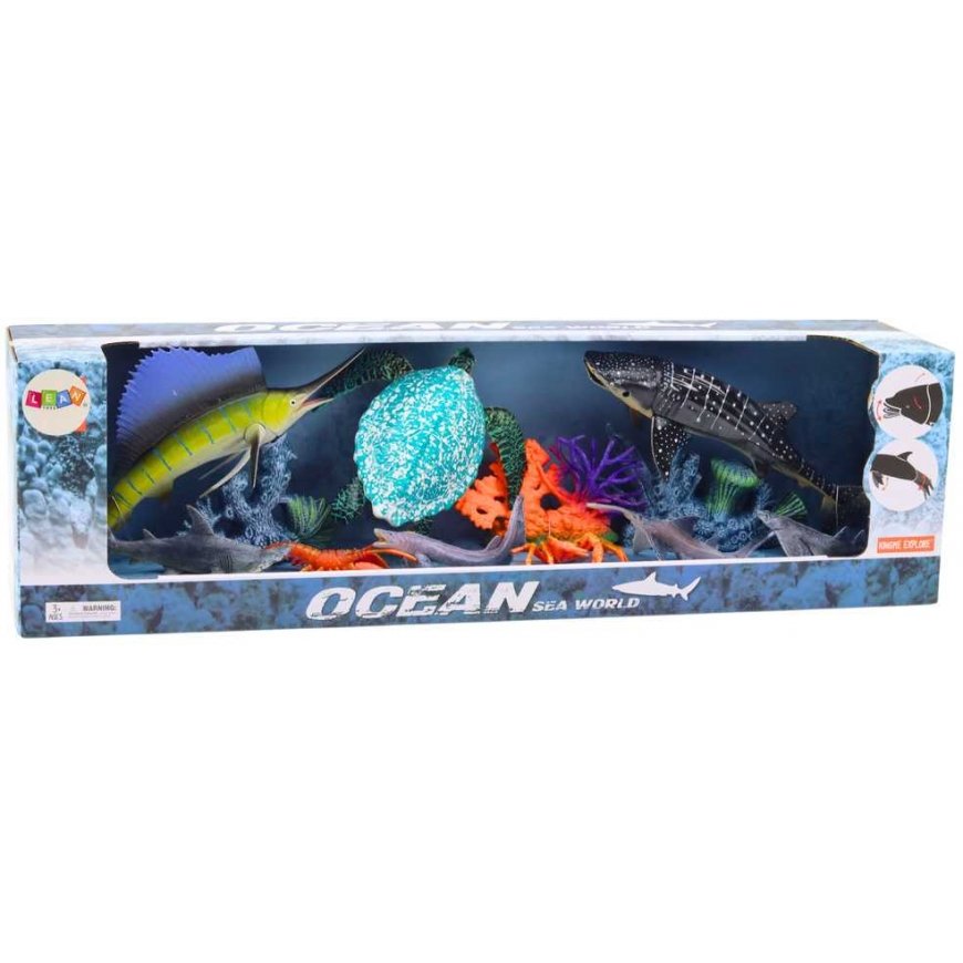 Lean Toys SEA ANIMAL FIGURE SET WITH MOVING PARTS – 4