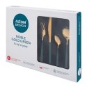 AltomDesign "Noble Gold Green" cutlery set 24 pieces - for 6 persons, Gold / Green colors AltomDesign "Noble Gold Green" cutlery set 24 pieces - for 6 persons, Gold / Green colors