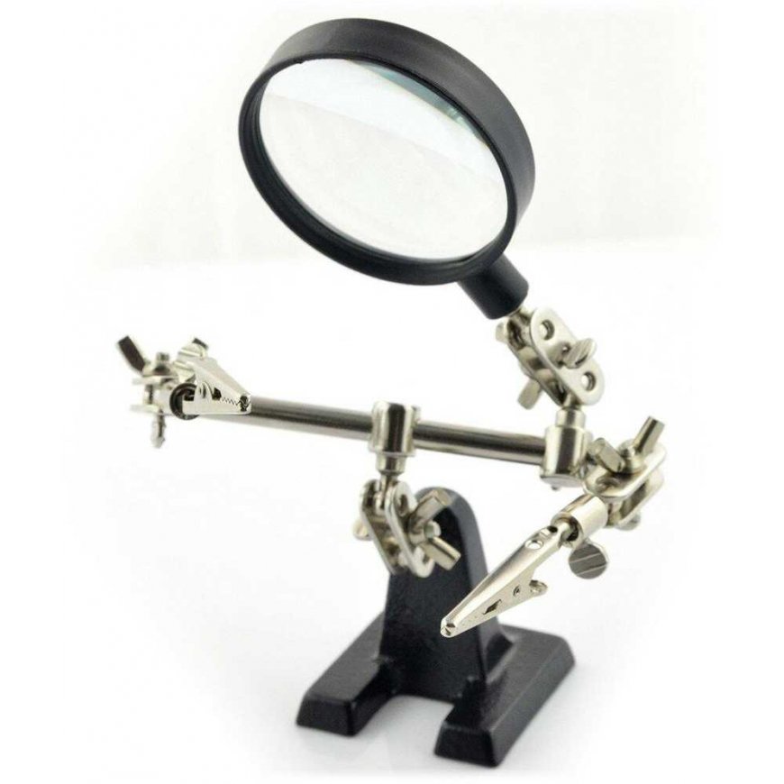 Oem Holder with magnifying glass x2 - helping hand ZD-10R