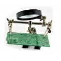 Oem Holder with magnifying glass x2 - helping hand ZD-10R Oem Holder with magnifying glass x2 - helping hand ZD-10R